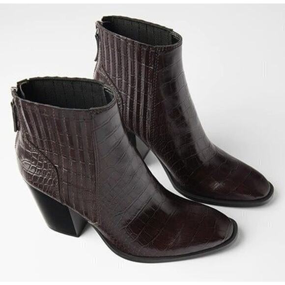 ZARA Heeled Ankle Boots NWT - Picture 4 of 14